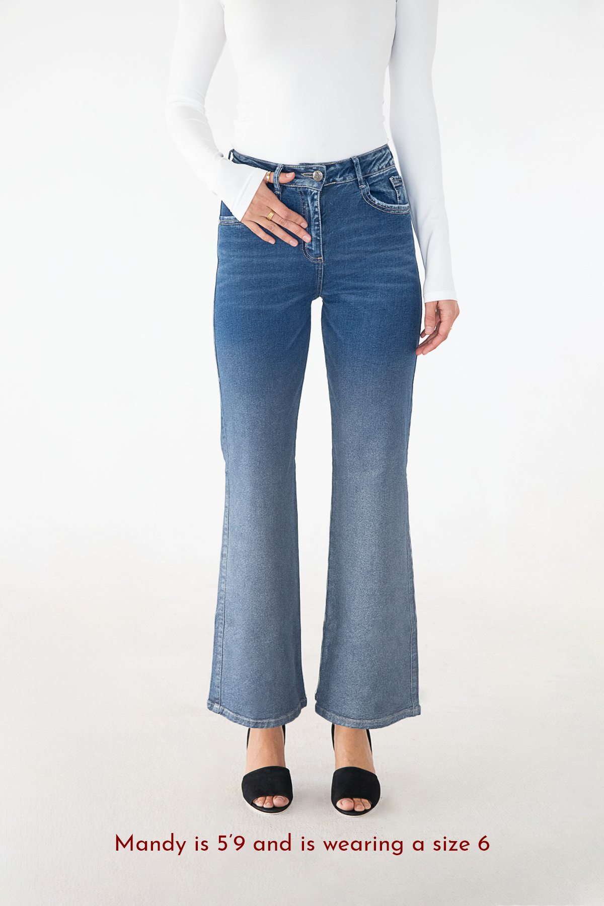 AETHER | Glute Shaping Stardust Fade | Bootcut Jeans